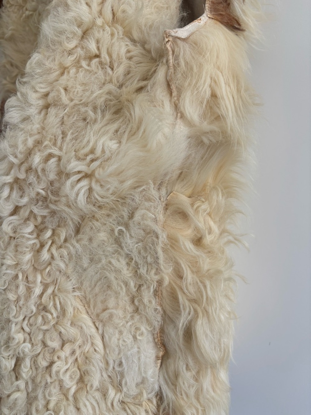 Handmade vintage fur vest - Picture 6 of 6